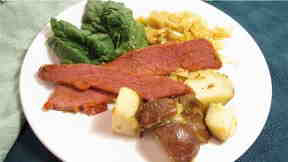 Sweet Glazed Corned Beef and Cabbage