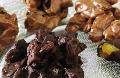 Raisin-oni (Chocolate Raisin Clusters)Recipe courtesy Michael Chiarello