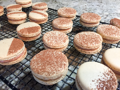 TIRAMISU MACARONS from Sally Ward