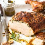 Roast Turkey Breast with Garlic Herb Butter | RecipeTin Eats