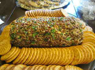 Garlic-Bacon Cheese Log