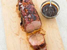 Grilled Glazed Pork Tenderloin Roast