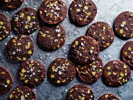 Chocolate-Pistachio Sablés