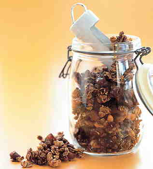 chunky date, coconut, and almond granolaBon Appétit |  October 2006