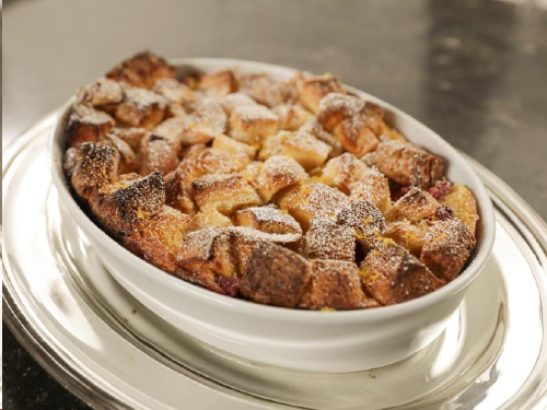 Raspberry Baked French Toast Recipe | Ina Garten | Food Network