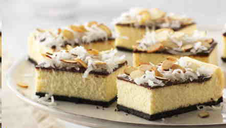 Coconut Joy Cheesecake Bars