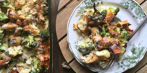 Chicken & Broccoli Strata - Mary's
