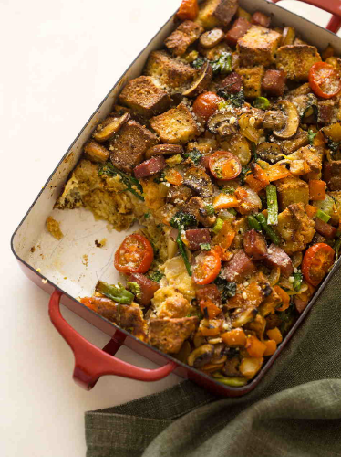 Savory Bread Pudding