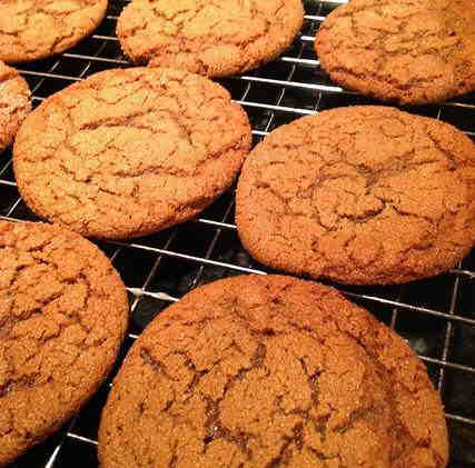 Dark Molasses Crinkles
