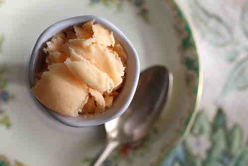 Cantaloupe Sherbet