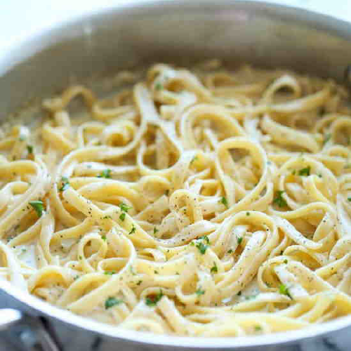 Garlic Butter Wine Pasta