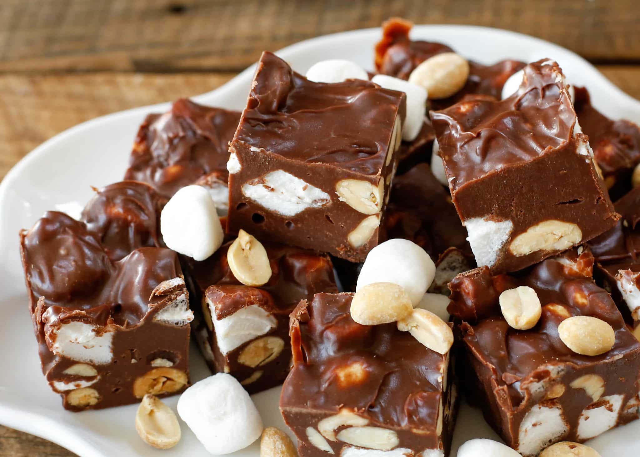 15-Minute Rocky Road Fudge