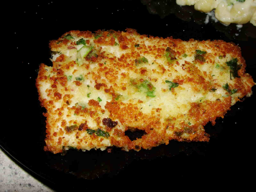 Crispy Herb Crusted Halibut from Ann Burrell