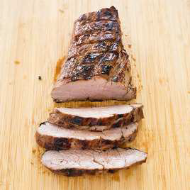 Garlic-Lime Grilled Pork Tenderloin Steaks for Two