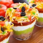 Individual 7 Layer Dip Cups