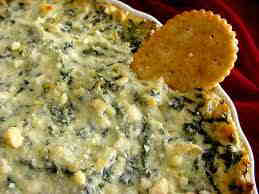 Hot Spinach and Artichoke Dip from Alton Brown