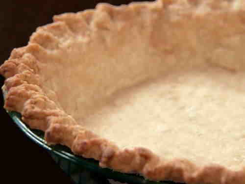 Pie Crust Recipe from  Alton Brown, 2008 (BEST!) Single Crust 9"