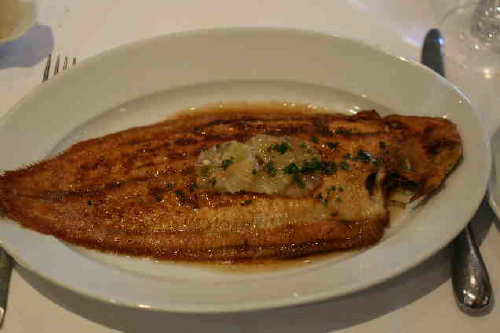 DOVER SOLE A LA MEUNIERE
