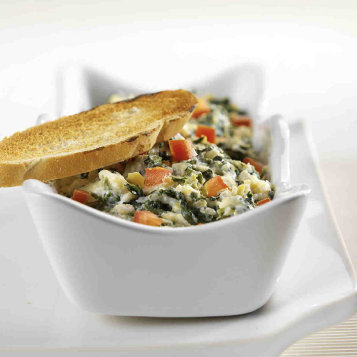 Creamy Artichoke and Spinach Dip Recipe courtesy The Deen Brothers