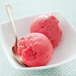 Raspberry-Port Sorbet