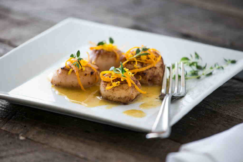 Seared Scallops With Citrus Ginger Sauce Recipe - Food.com