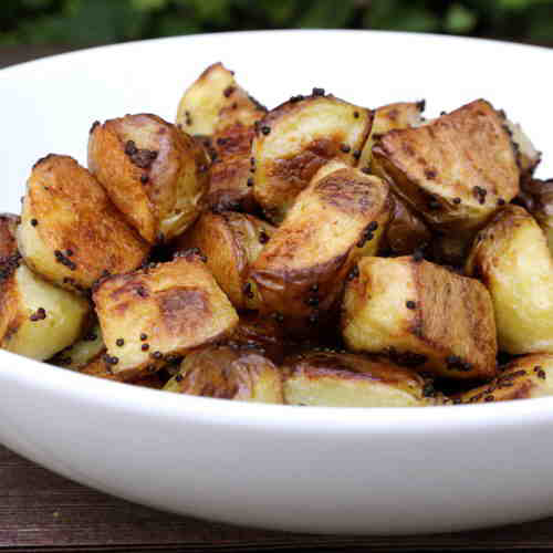 Mustard Roasted Potatoes