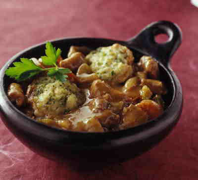 Beef Stew With Red Wine and Dumplings