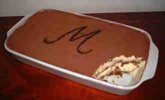 Tiramisu Cake - Mary's Low Fat Version