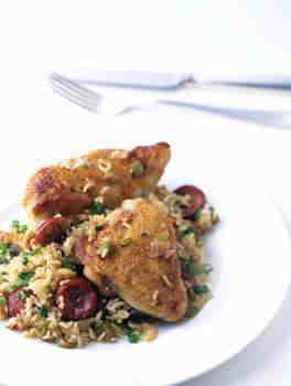 CHICKEN AND SAUSAGE JAMBALAYA