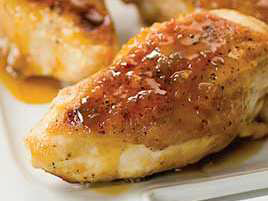 Apple-Maple Glazed Chicken Breasts