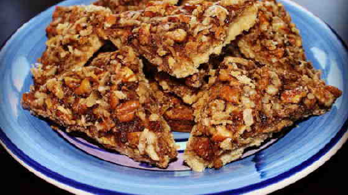 Maple Pecan Shortbread Squares from "All Recipes"