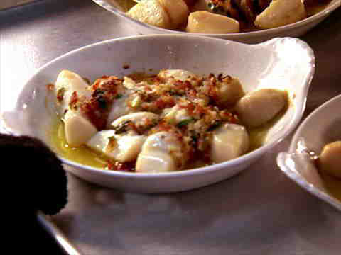 Bay Scallop Gratin