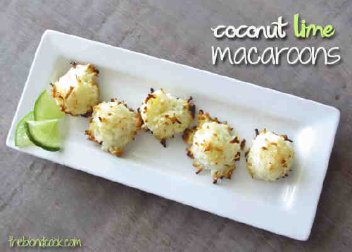 Coconut Lime Macaroons
