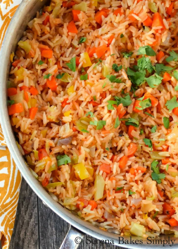 Spanish Rice from Serena Bakes