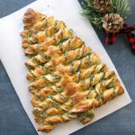 Christmas Tree Spinach Breadsticks