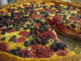 Mixed Berry Custard Tart