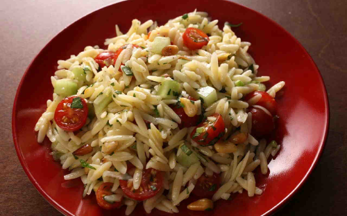 CHOPPED THAI SALAD WITH ORZO
