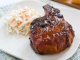 Best Gas Grill-Smoked Pork Chops