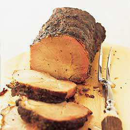 Grill-Roasted Pork Loin for Charcoal Grill