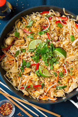 Chicken Pad Thai - Mary's Easy
