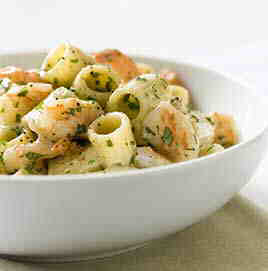 Garlicky Shrimp Pasta
