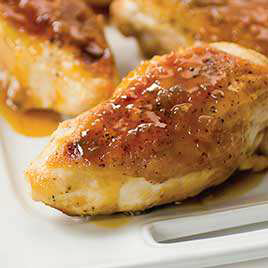 Orange-Honey Glazed Chicken Thighs