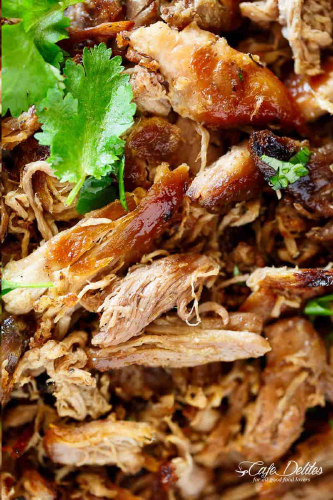 Carnitas (Slow Cooked or Sous Vide Pork) - Cafe Delites