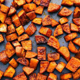 Roasted Sweet Potatoes Two Ways