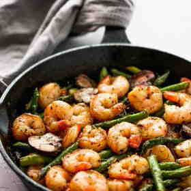 Shrimp Asparagus Skillet - Primavera Kitchen