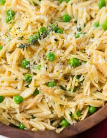 Quick and Easy Lemon Orzo from Oh Sweet Basil