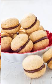 Chocolate-Hazelnut Cookies (Baci)