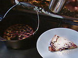 Dutch Oven Cherry Clafouti