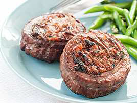 Grilled Stuffed Flank Steak with Sun-Dried Tomatoes and Capers