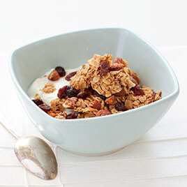 Pecan-Orange Granola with Dried Cranberries